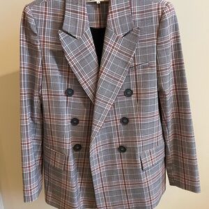 Men's Gray Plaid Blazer